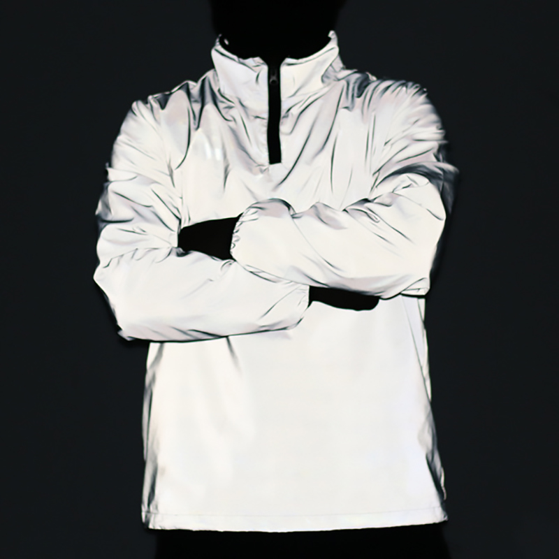  New Reflective Jacket for Men Cool Hip Hop Coat N..
